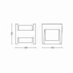 PHILIPS Arbor outdoor wall lamp 2x4,5W 230V - Anthracite - Image 5