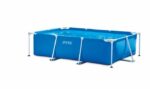 Intex - 28271np - Metal pool Metal Tubular rectangular frame 2.60 x 1.60 x 0.65m