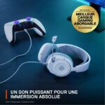 Gaming Headset - STEELSERIES - Arctis Nova 1P White - Wired - Multiplatform - White / Gray - Image 5