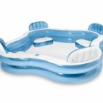 INTEX Inflatable pool with 4 seats for child and family - 2,29x2,29x0,66m