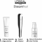 Steampod 3.0 - Thick Hair Pack: Professional Steam Straightener + Vapo-Active Smoothing Cream + Finishing Serum - Image 2