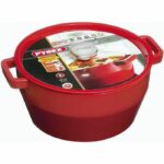 PYREX Slow Cook Round Casserole 6.3 L red