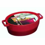 PYREX Slow Cook oval casserole 5.8 L red