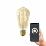 Calex Edison LED Filament connected bulbs ST64 amber E27