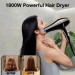 Powerful Hair Dryer Professional High-speed Fast Dry Hairdryer Negative Ions Hot and Cold Air Blow Styling Tool for Smooth Hair