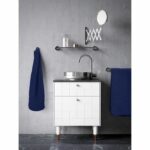 Set of 4 towels - LOVELY HOME - 2 towels 50 x 100 cm + 2 shower towels 70 x 140 cm - Navy blue - Image 2