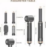 5 in 1 Handle Foldable Hair Dryer Portable Multifunctional Home Hair Dryer Styling Air Culer Wand Hair Straightener Brush Blow - Image 5