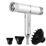2000W Professional Hot Air Negative Ionic Hair Dryer, 10000 RPM, T Hammer Shape with 3 Nozzle Fast Drying for Home Salon Travel - Image 5