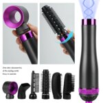 6 in 1 Hair Styler & Hair Dryer Brush Blow Dryer Multifunctional Hair Set for Fast Drying Curling Volumizing Straightening - Image 2