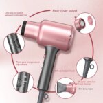 Hair Dryer, Blown Away Ionic Hair Dryer for Curly Hair with Diffuser, 1600W Fast Drying Blow Dryer with Ceramic Technology - Image 3
