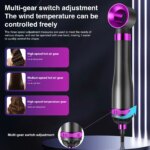 6 in 1 Hair Styler & Hair Dryer Brush Blow Dryer Multifunctional Hair Set for Fast Drying Curling Volumizing Straightening - Image 3
