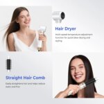 5-in-1 Hair Dryer Brush Set, Blow Dryer Brush with Air Style Wrap Hair Styler, Negative Ionic Magic Style Set, Detachable Air Cu - Image 4