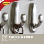 3M Brushed Nickel Decorative Metal Hook - Medium Model - Image 3