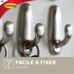 3M Brushed Nickel Decorative Metal Hook - Medium Model - Image 4
