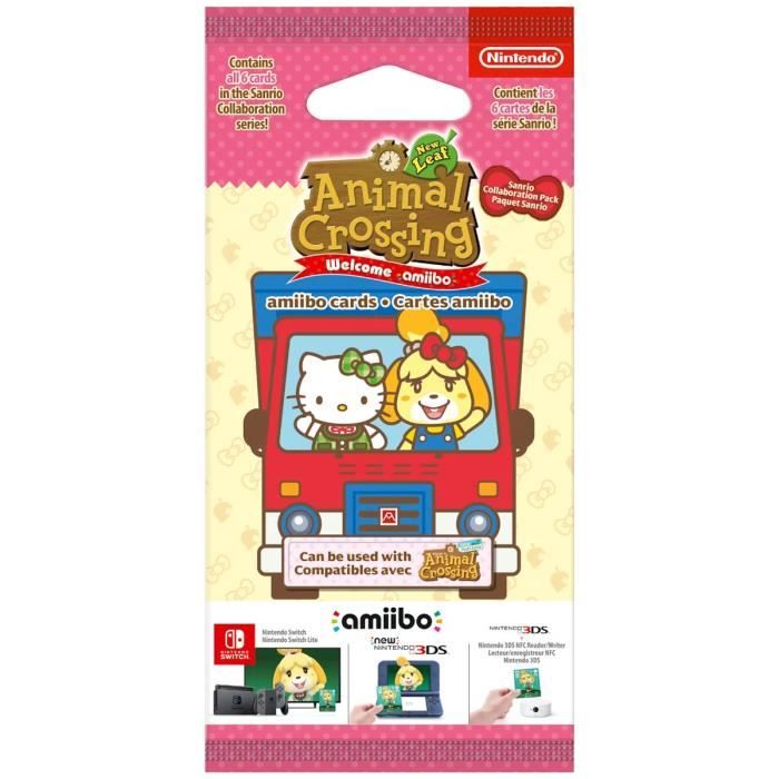 Pack of 6 AC NL W Sanrio cards