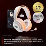 Wireless Gaming Headset - STEELSERIES - Arctis Nova 5 - White - Image 6