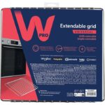 Wpro Expandable stainless steel grid for ovens and refrigerators - adjustable width from 35 to 56 cm - Image 2